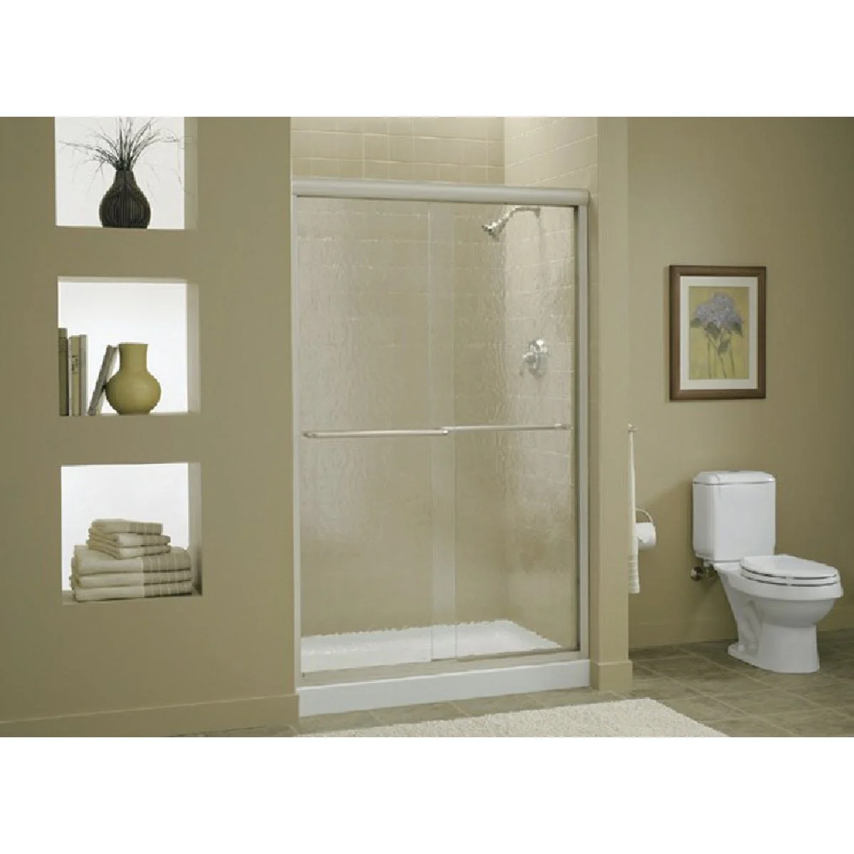 Safe Sterling Finesse Frameless Sliding Shower Door Superior