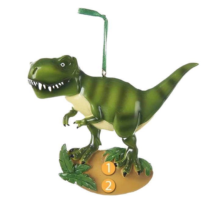 Comfortable Kurt S. Adler Personalized T-Rex Ornament Top-Quality