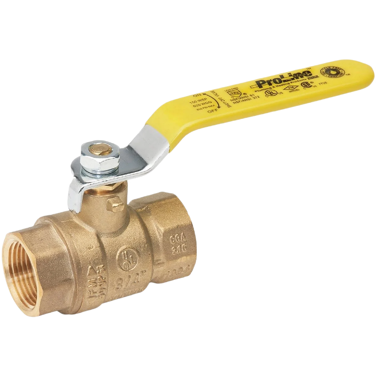 User-Friendly ProLine 1 2 In. FIP Brass Full Port Ball Valve Authentic