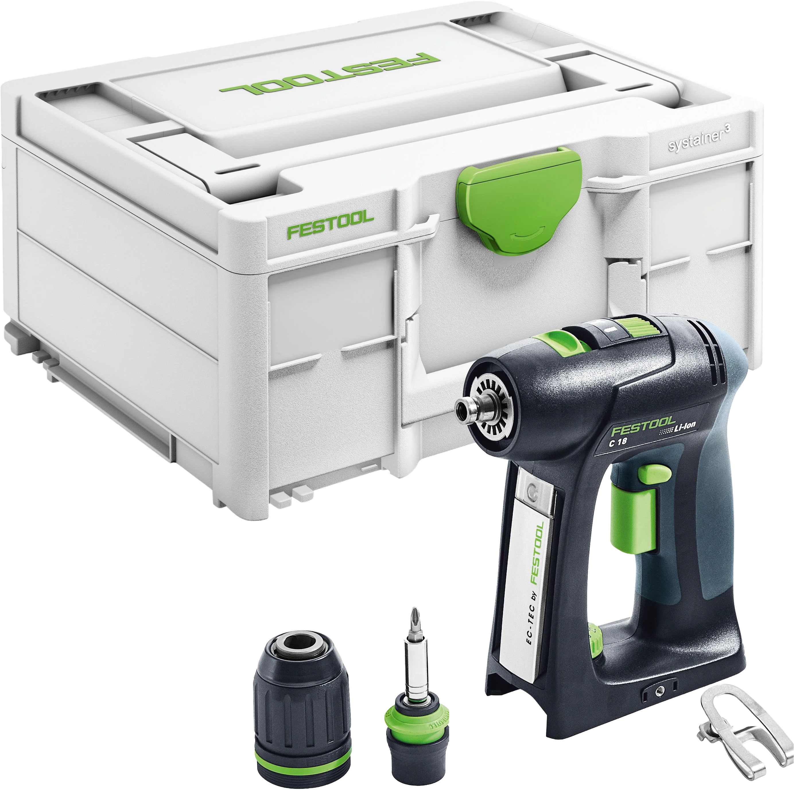 Minimalist Festool 577620 C 18 3 Cordless Drill Basic Premium Material