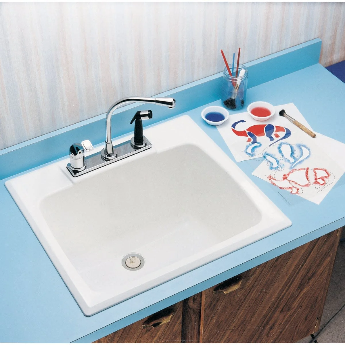 Powerful E.L. Mustee Sons Countertop Sink Elite