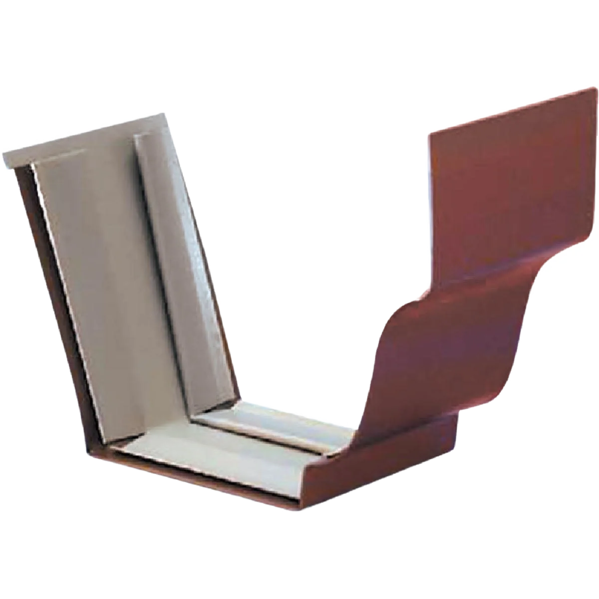 Luxury Spectra Metals 5 in. Aluminum Slip-Joint Gutter Connector Brown Top-Quality