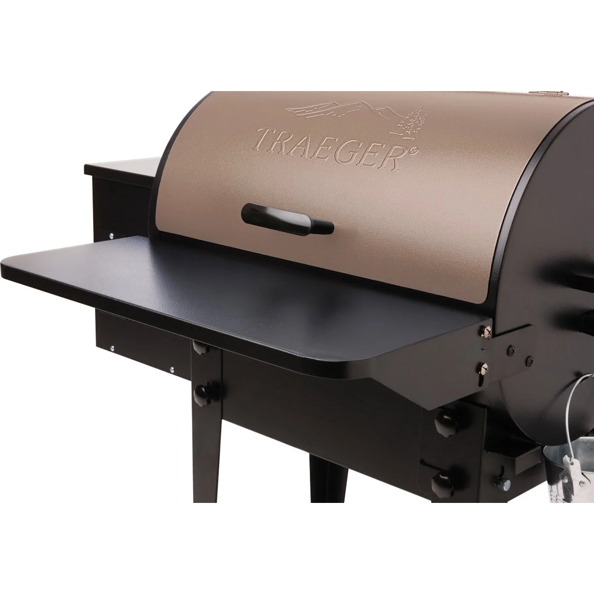 Safe Traeger 20 Series Front Folding Steel Grill Shelf 24 in. Classic