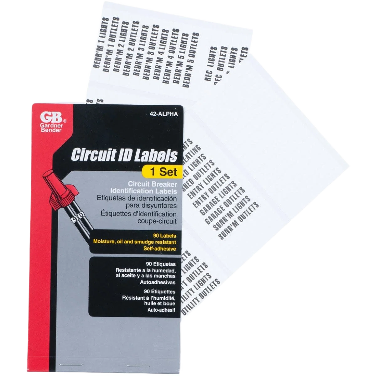 Proven Gardner Bender Pocket Pack Wire Labels Prestigious