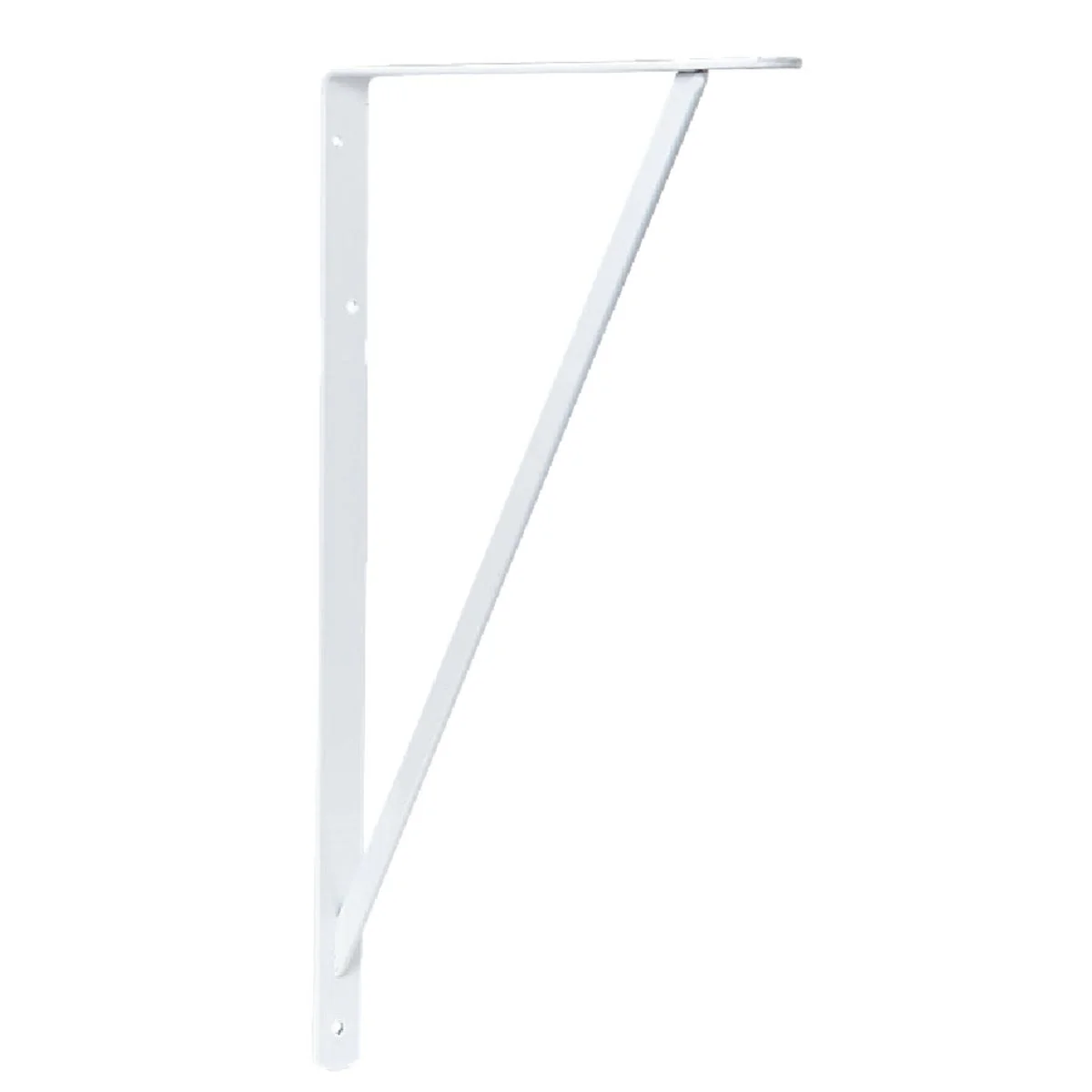 Professional Knape Vogt 208 Series White L-Bracket 22 In. D x 14 In. H Prestigious
