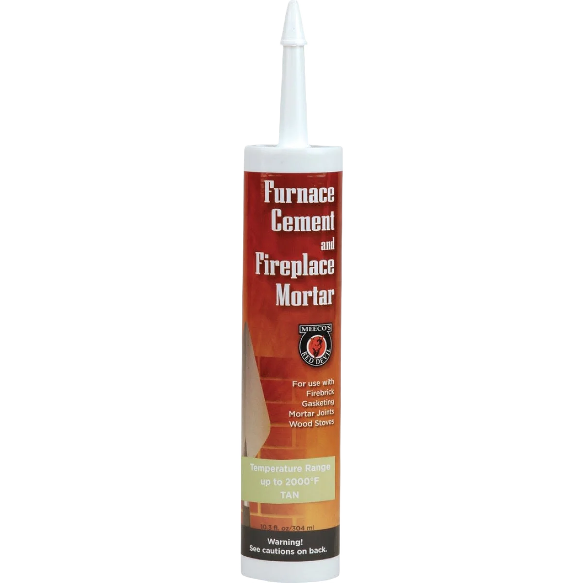 Crafted Meeco’s Red Devil Tan Furnace Cement and Fireplace Mortar 10.3 oz. Exclusive