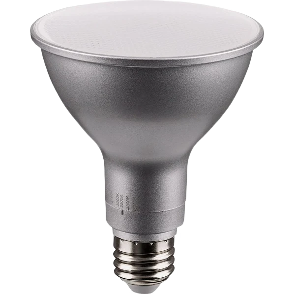 Minimalist Satco 11 Watt PAR30 LED 5CCT-Selectable Long Neck Floodlight Bulb Casual