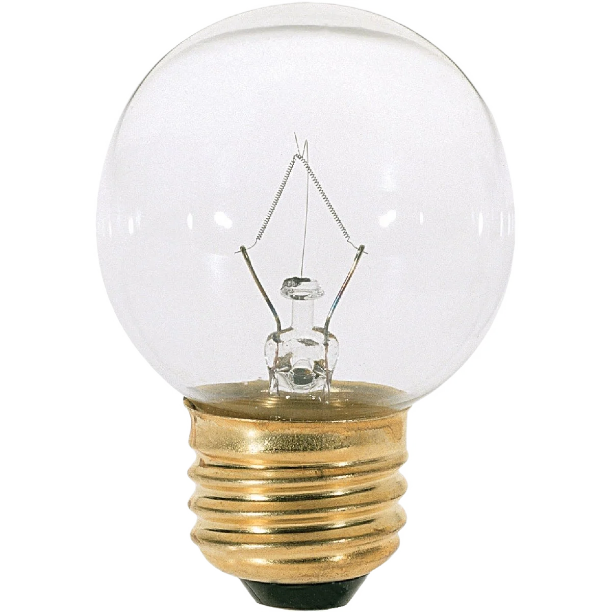 Environmentally Friendly Satco 25 Watt G16.5 Medium Incandescent Clear Globe Light Bulb High-Quality
