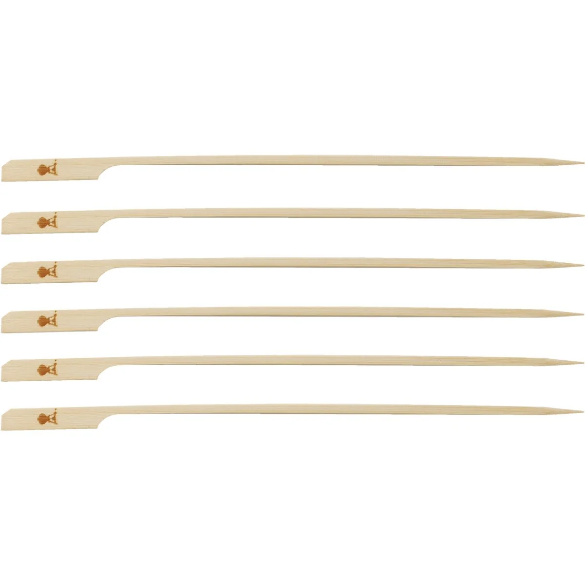 Pure Weber 9.5 in. Bamboo Skewer 25-Pack Reusable
