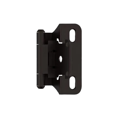 High-End Amerock 1 4 Overlay Self-Closing Partial Wrap Oil-Rubbed Bronze Cabinet Hinge Sustainable