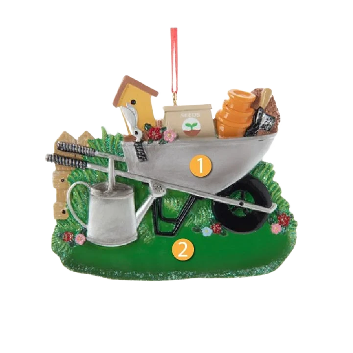 User-Friendly Kurt S. Adler Personalized Gardening Ornament Carefully Designed