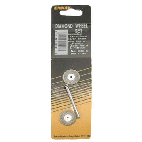 Natural Enkay 3 Pc 3 4 in. Diamond Wheel Set 1 8 in. Shank Comfortable