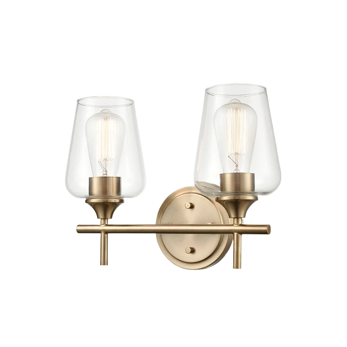 Quality Millennium Lighting Ashford Modern Gold Two Light Vanity High-Grade