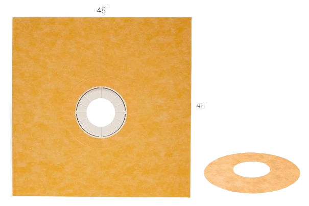 Dependable Schluter KERDI Prefabricated Sloped Shower Tray 48 x 48 Minimalist