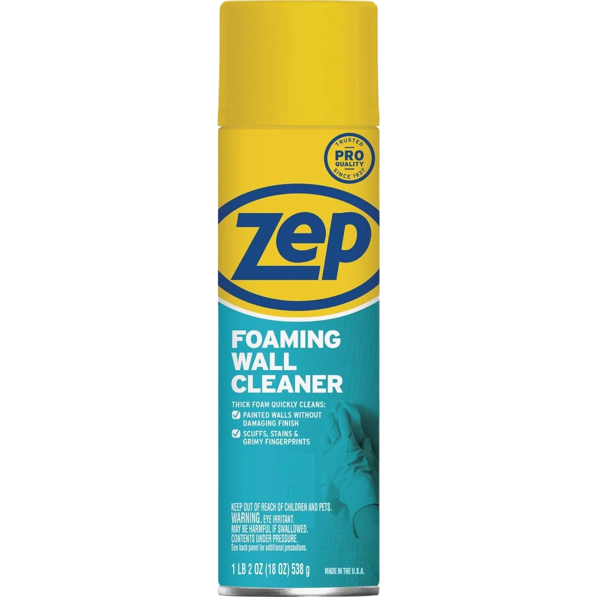 Long-Lasting Zep Foaming Wall Cleaner 18 oz. Responsible