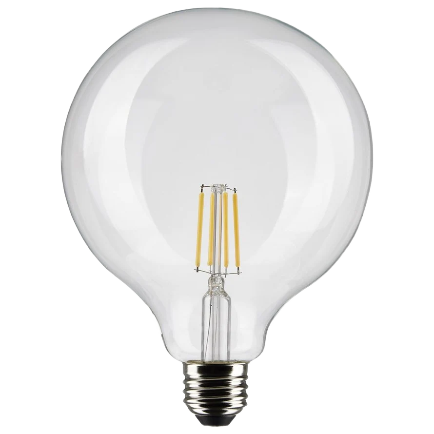 Reusable Satco 6 Watt G40 LED Clear Soft White Medium Light Bulb High-Performance