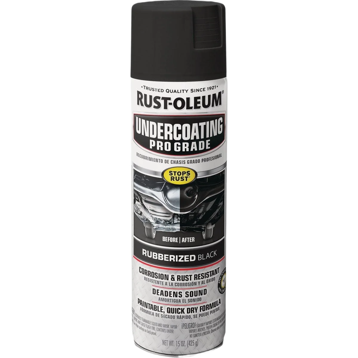 Smart Rust-Oleum Professional Grade Rubberized Spray Undercoating 15 oz. Green