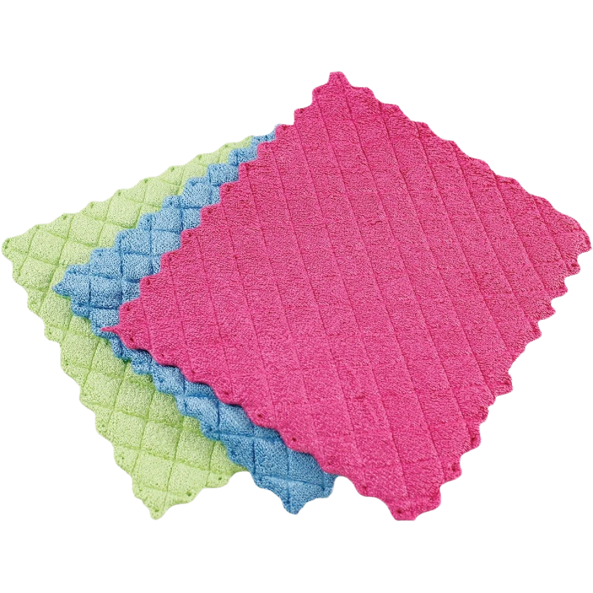 Versatile Libman Microfiber Sponge Cloths 3-Pack Clean