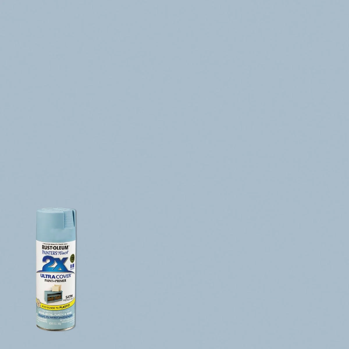 Top-Quality Rust-Oleum Painters’ Touch 2X French Blue Satin Spray Paint Primer 12 oz. Powerful