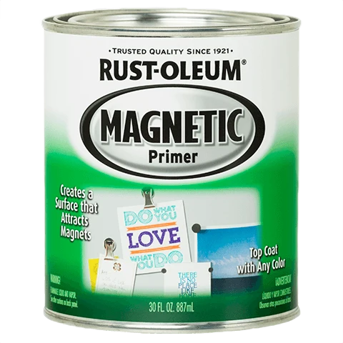 Exclusive Rust-Oleum Specialty Dark Gray Magnetic Primer 1 Quart Versatile