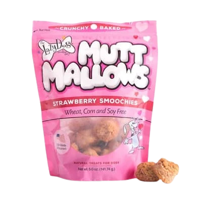 User-Friendly Lazy Dog Strawberry Smooch Mutt Mallow Dog Treats 5 oz. Consistent
