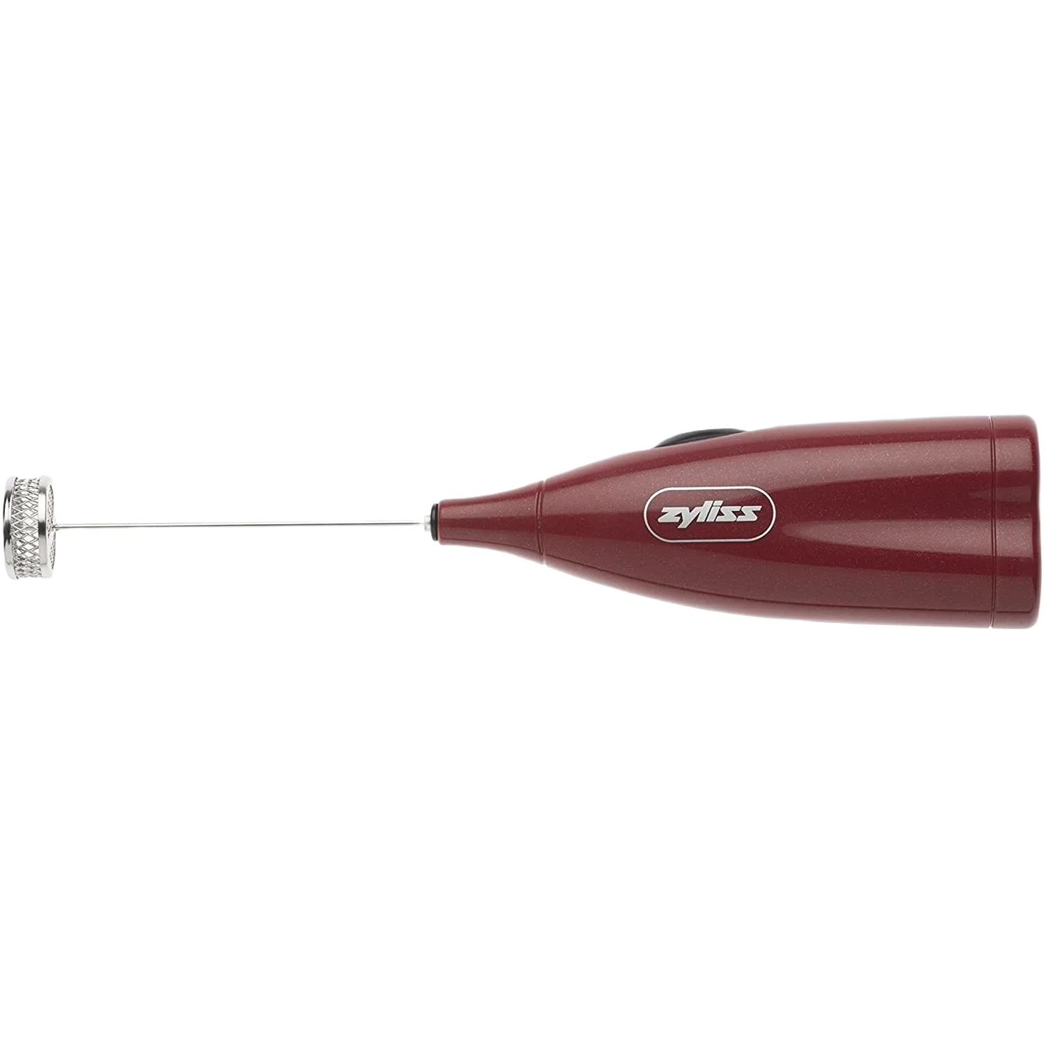 Durable Zyliss Red Handheld Electric Milk Frother High-End