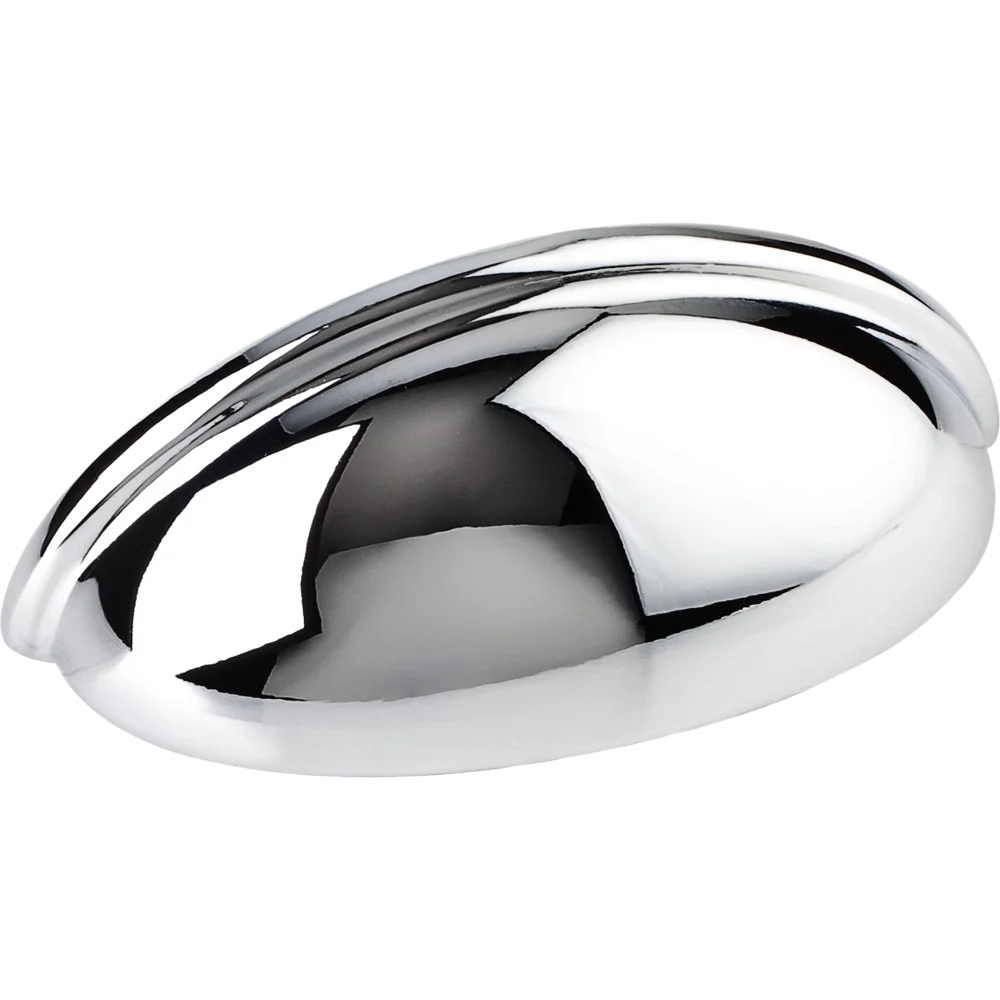 Professional Hardware Resources Elements Florence Cup Pull 3 In. CC Polished Chrome Premium
