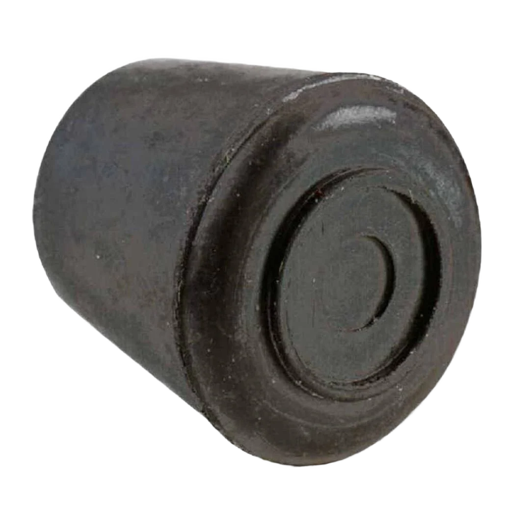 Environmentally Friendly Shepherd 1-1 8 in. Black Hi-Tip Rubber Furniture Leg Protector Modern