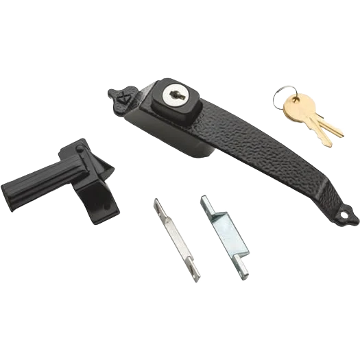 Green National Hardware Dual Keyed Push Button Door Latch Practical