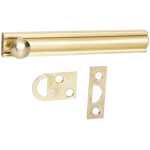 Prestigious National Hardware Gallery Series 4 Polished Brass Door Surface Bolt Carefully Designed