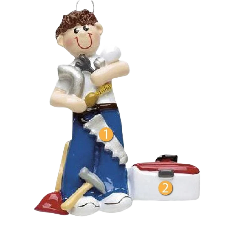 Efficient Rudolph Me Personalized Mr. Fix It Ornament Crafted