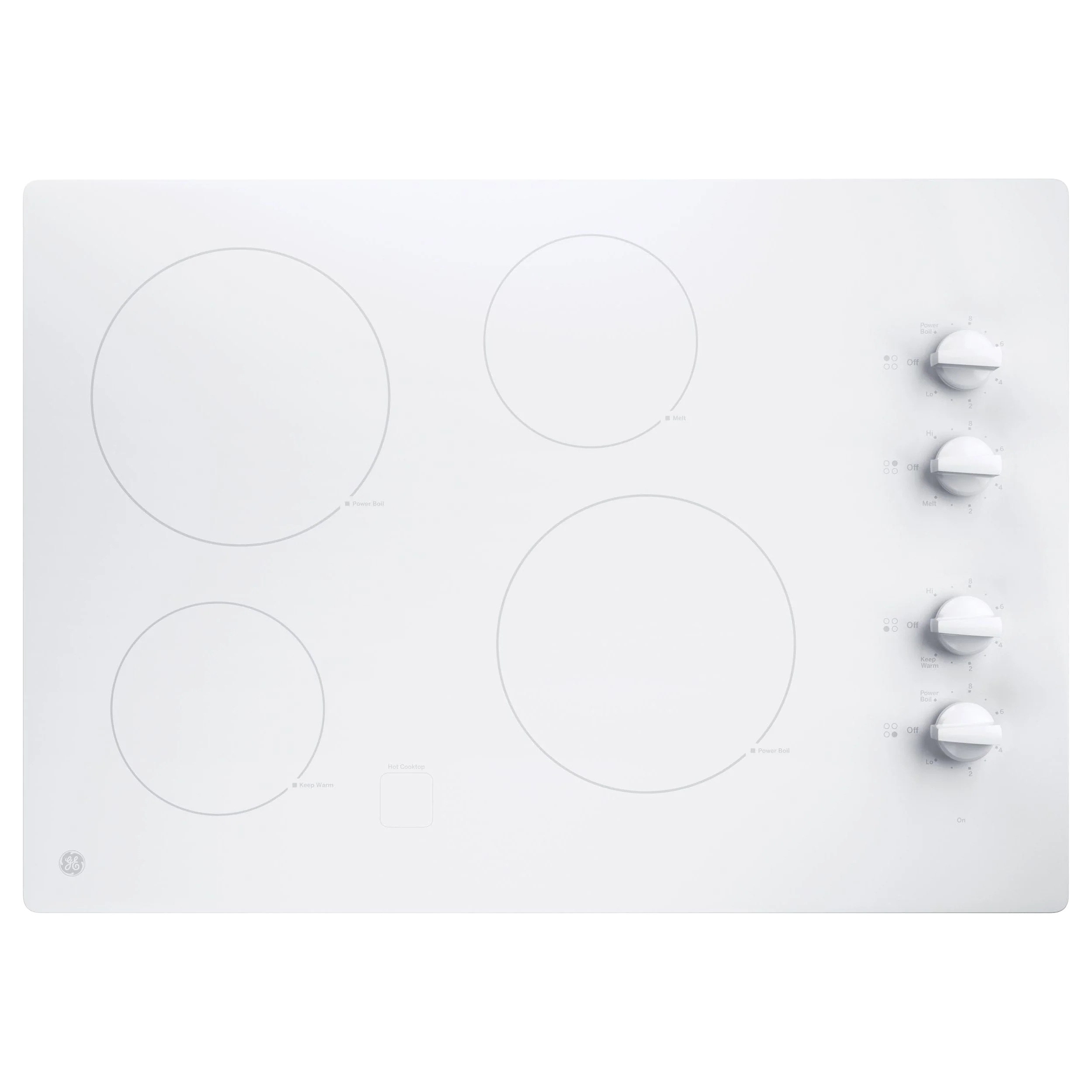 Recyclable GE® 30 Built-In Knob Control Electric Cooktop Original