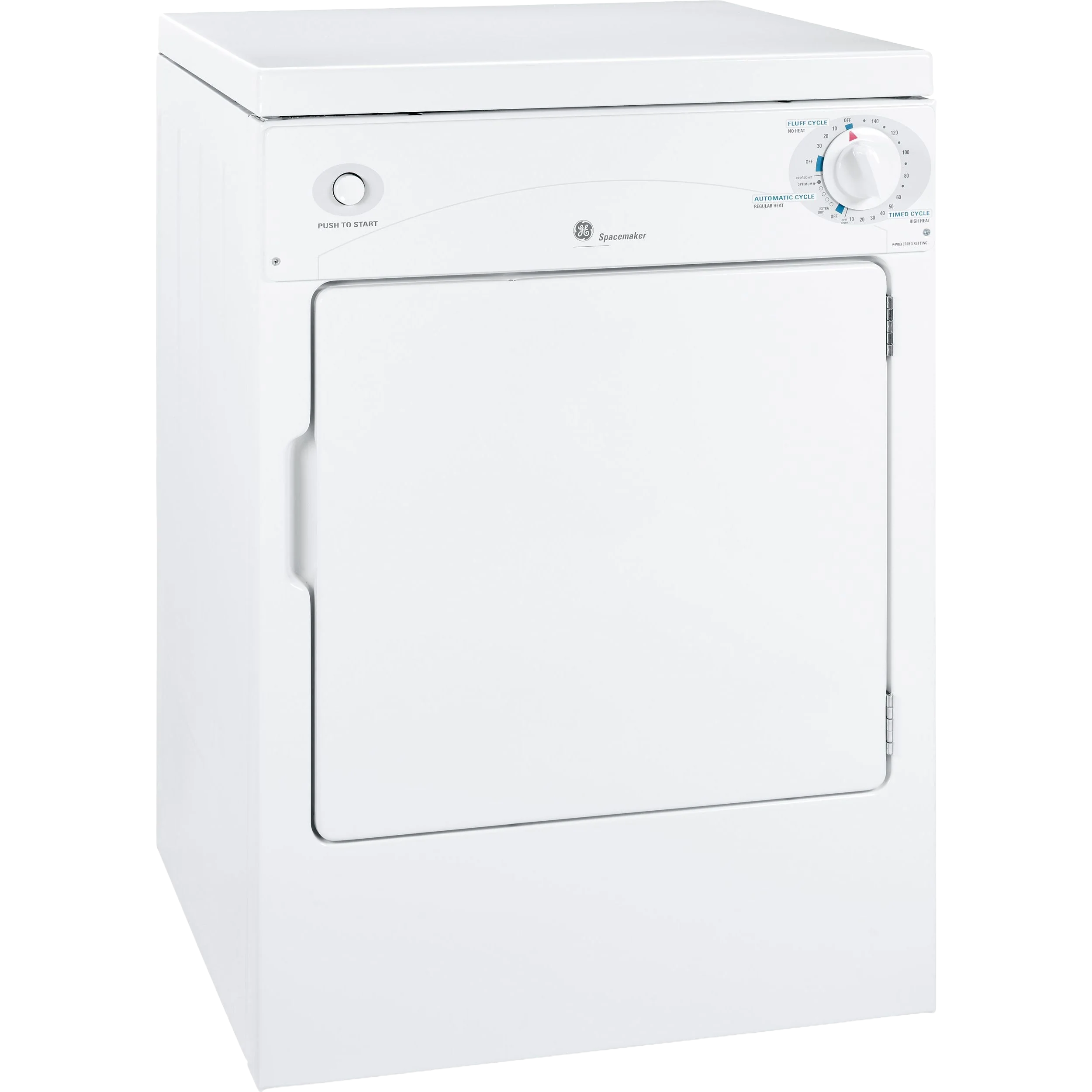 Fashionable GE Spacemaker® 120V 3.6 cu. ft. Capacity Portable Electric Dryer Secure