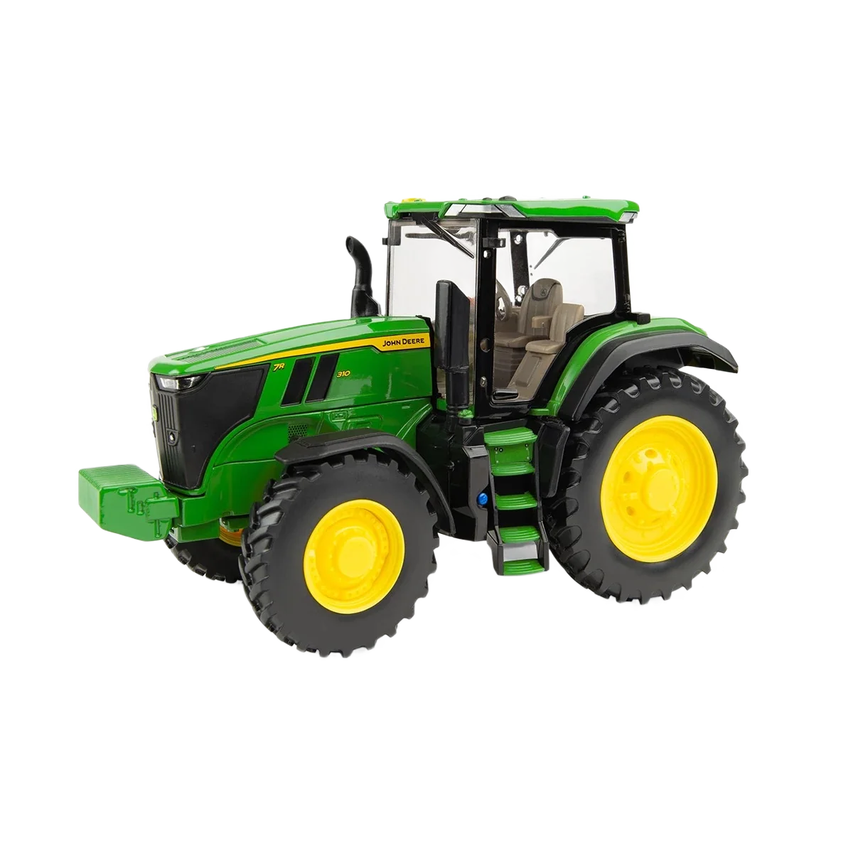 Outstanding TOMY John Deere 1 32 Scale 7R 310 Tractor with Front Weights Steerable MFWD Axle Professional