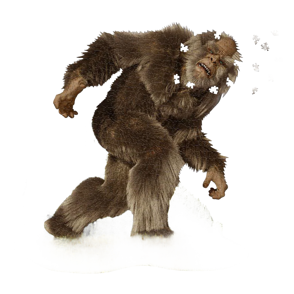 Professional Shaped Jigsaw Puzzle – Sasquatch – 1000pcs Authentic
