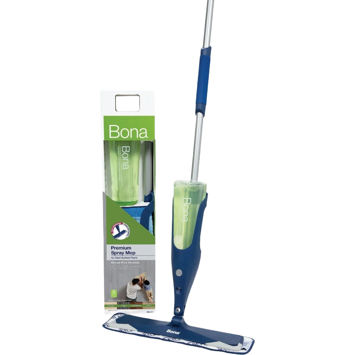 Eco-Friendly Bona Stone Tile and Laminate Floor Spray Mop Effective