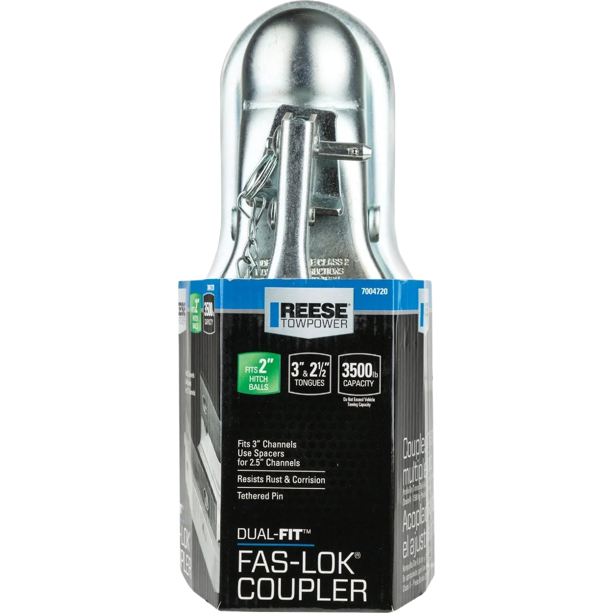 Smooth Reese Towpower Dual-Fit Fas-Lok Trailer Coupler Advanced