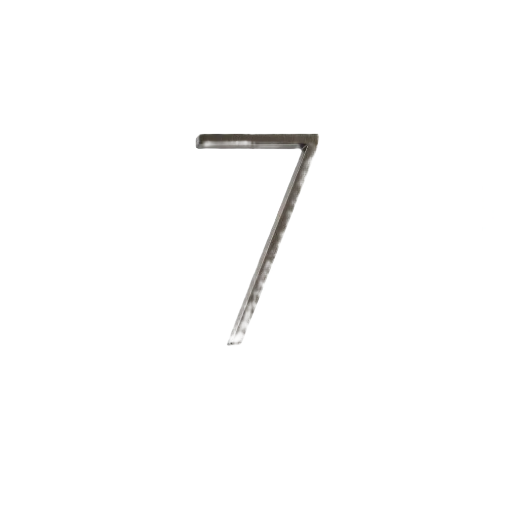 Clean Hillman Distinctions 5-In. Floating Mount Bronze House Number 7 Durable