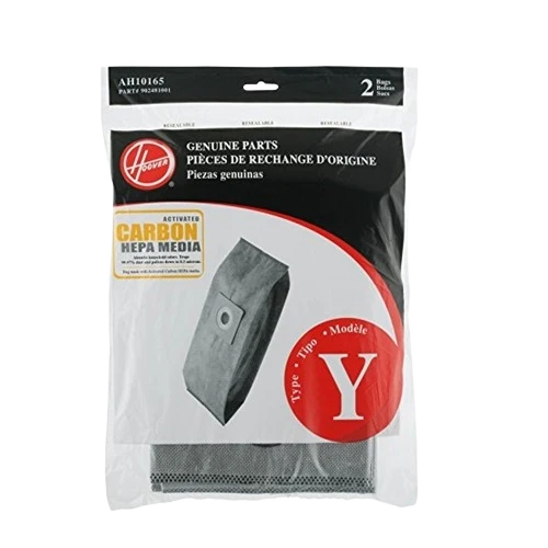 Casual Hoover Type Y HEPA Carbon Upright Vacuum Bag 2-Pack Certified