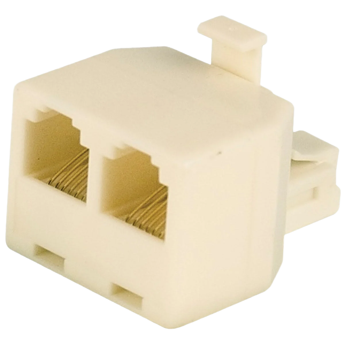 Healthy RCA Almond 2-Line Phone Splitter Efficient