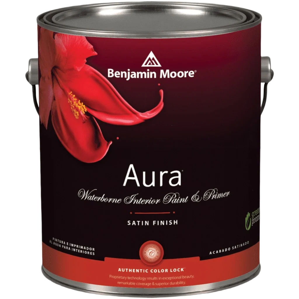 Selected Benjamin Moore Aura 1X Satin Tintable Interior Paint Primer 1 Gallon High-Performance