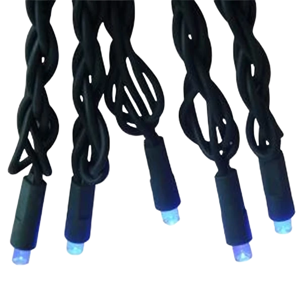 Powerful Kurt S. Adler 100 Light Green Wire LED Light Set Blue Smart