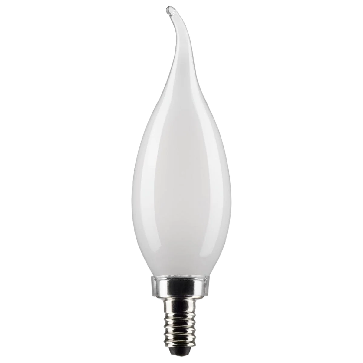 Proven Satco 5.5 Watt LED Candelabra Base Frost Cool White Light Bulb Durable