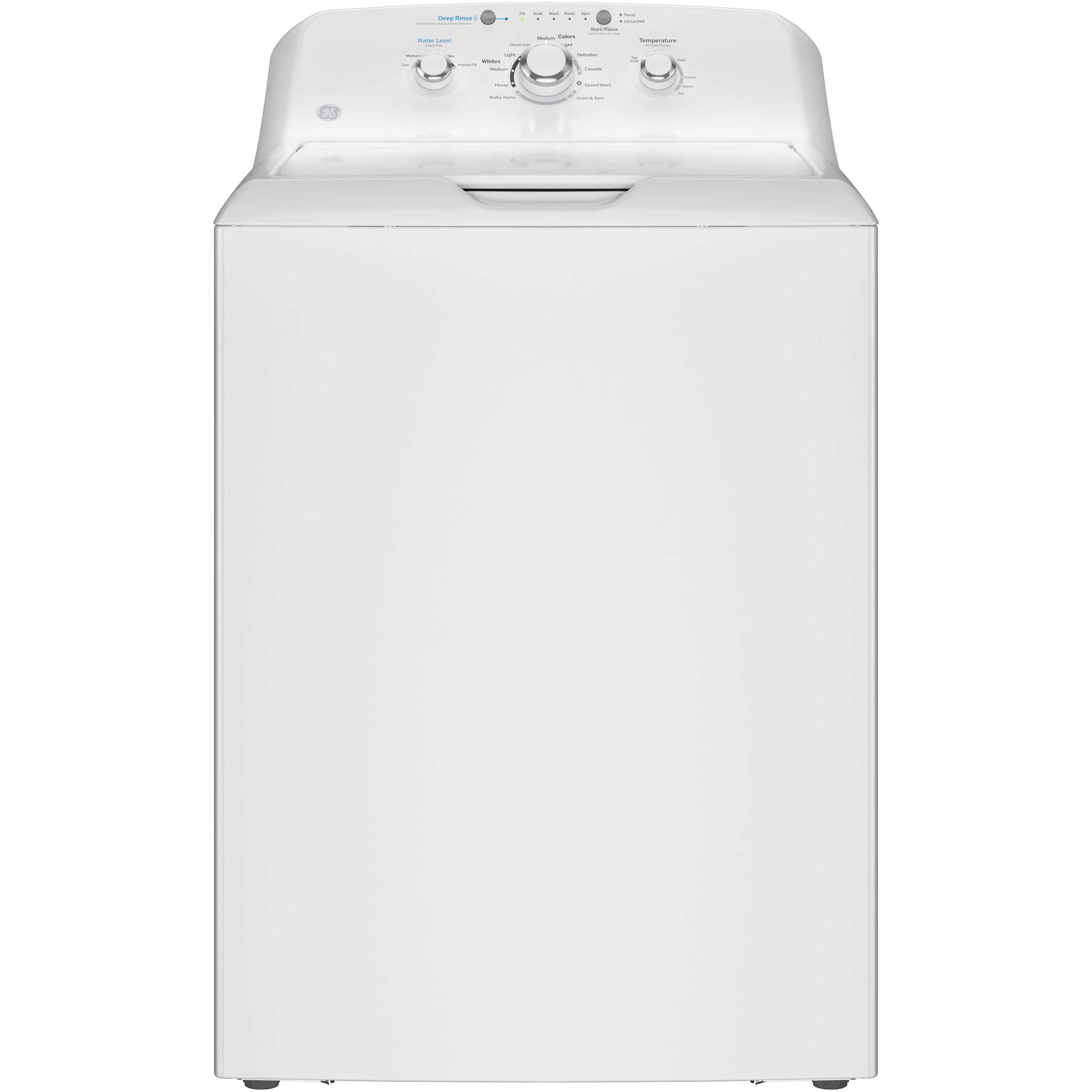 Refined GE® 4.0 cu. ft. Capacity Washer with Stainless Steel Basket and Water Level Control Dependable