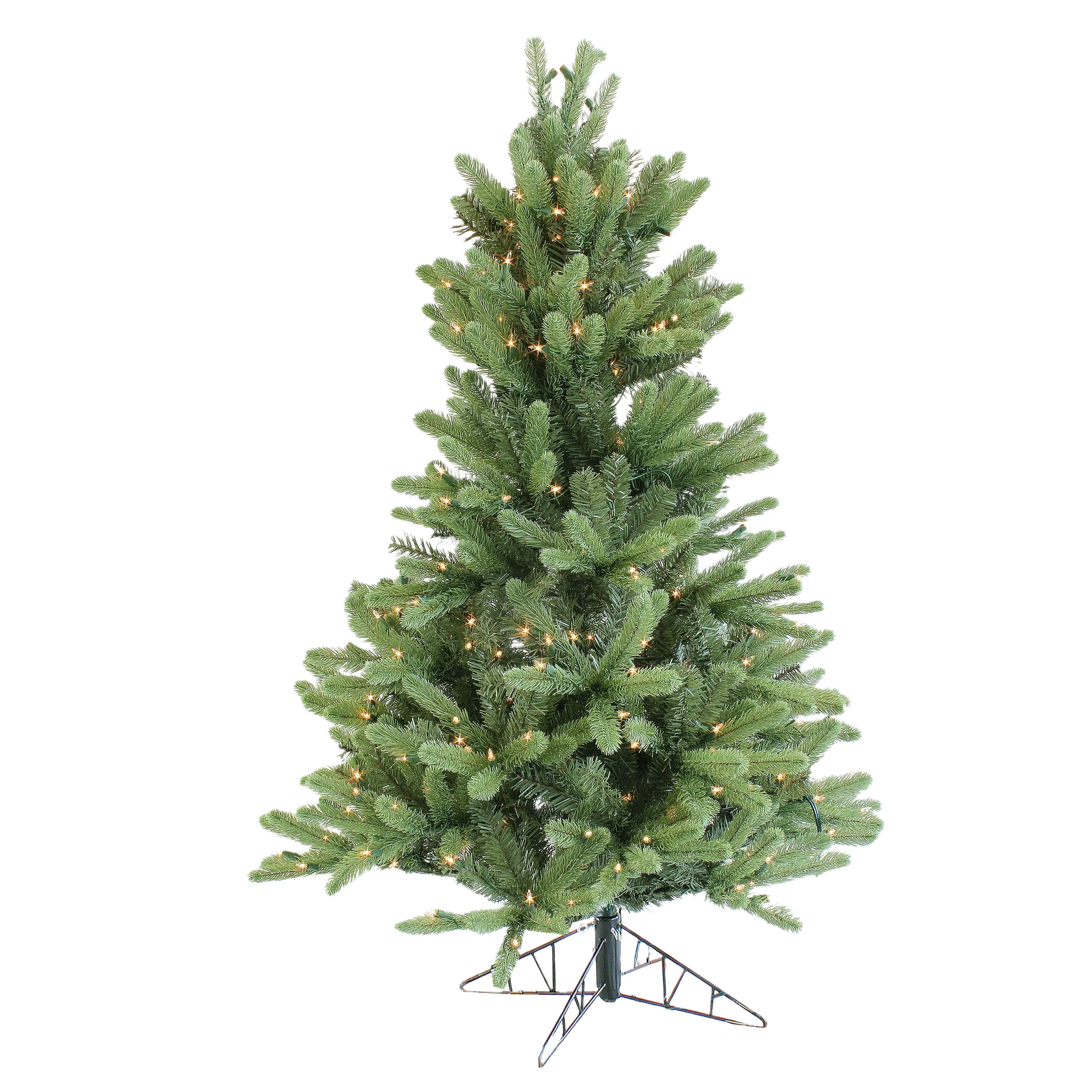 Fast nVision Tahoe Pine Clear Smart-Lit Incandescent Christmas Tree 4.5 ft. Organic