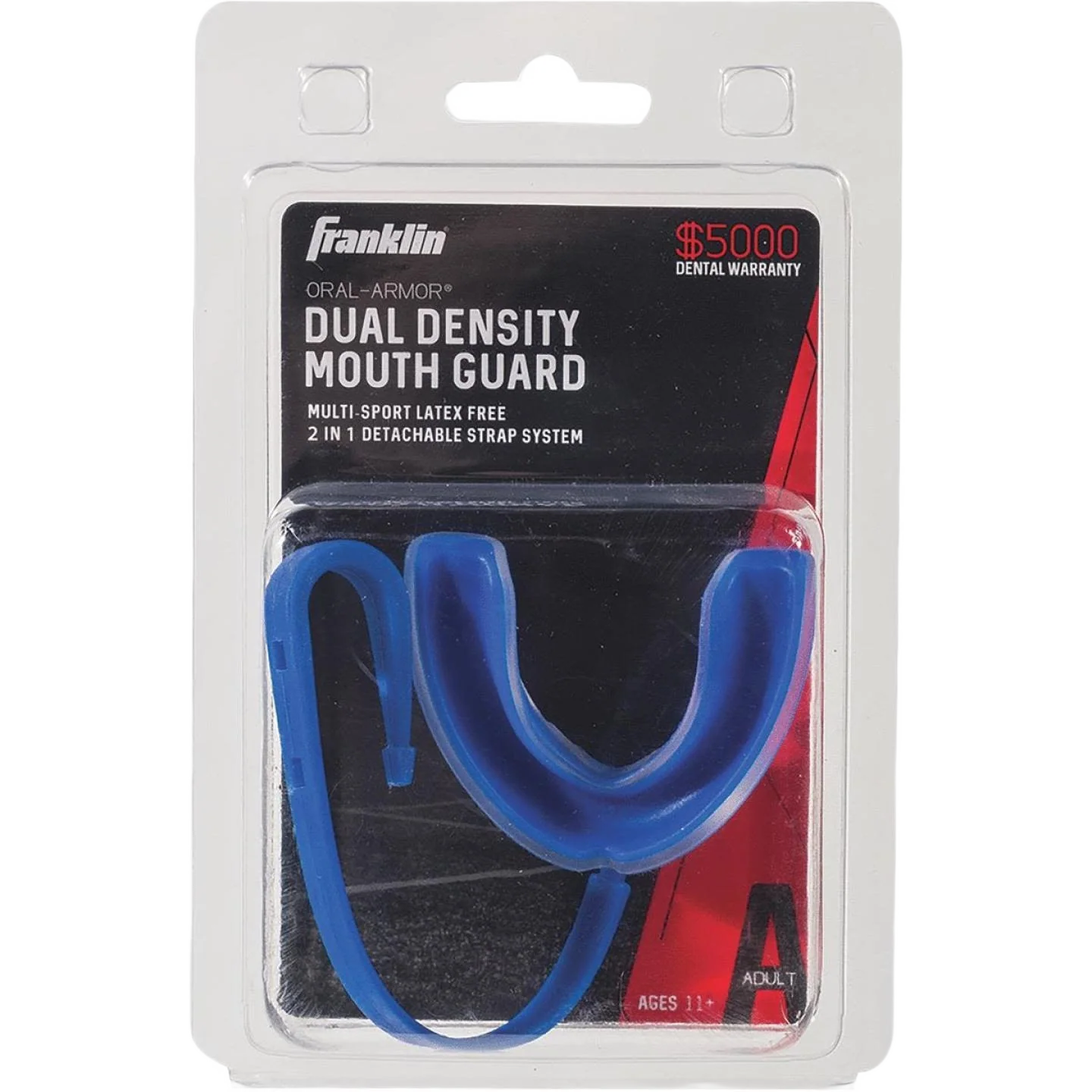 Organic Franklin Sports Youth Sports Dual Density Mouthguard w Strapping System Modern