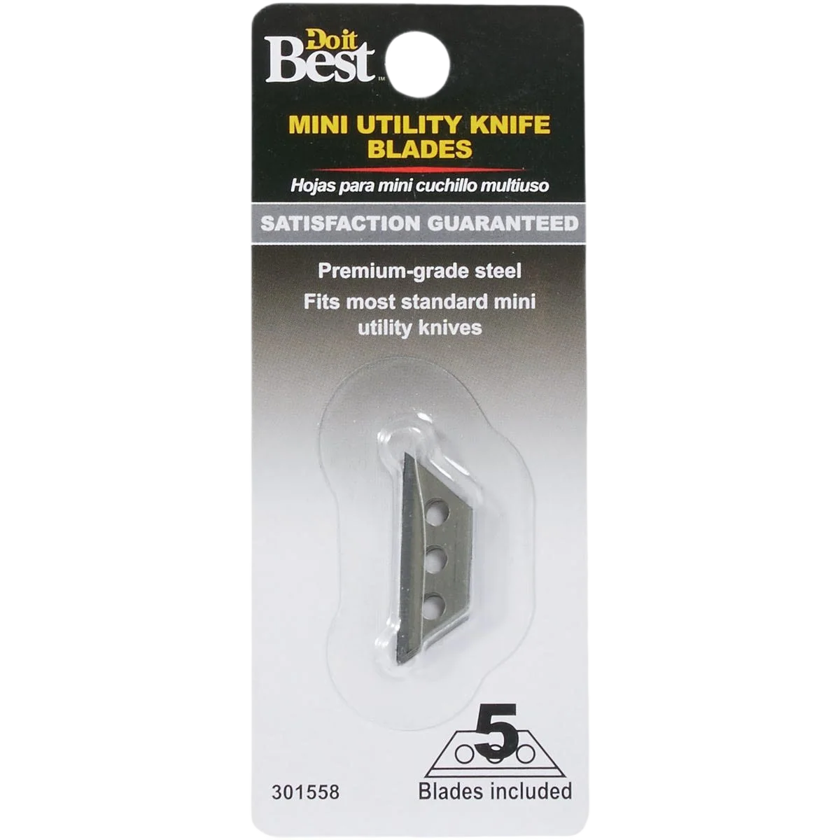 Specialty Do it 1 In. Mini Utility Knife Blades 5 Pk Green