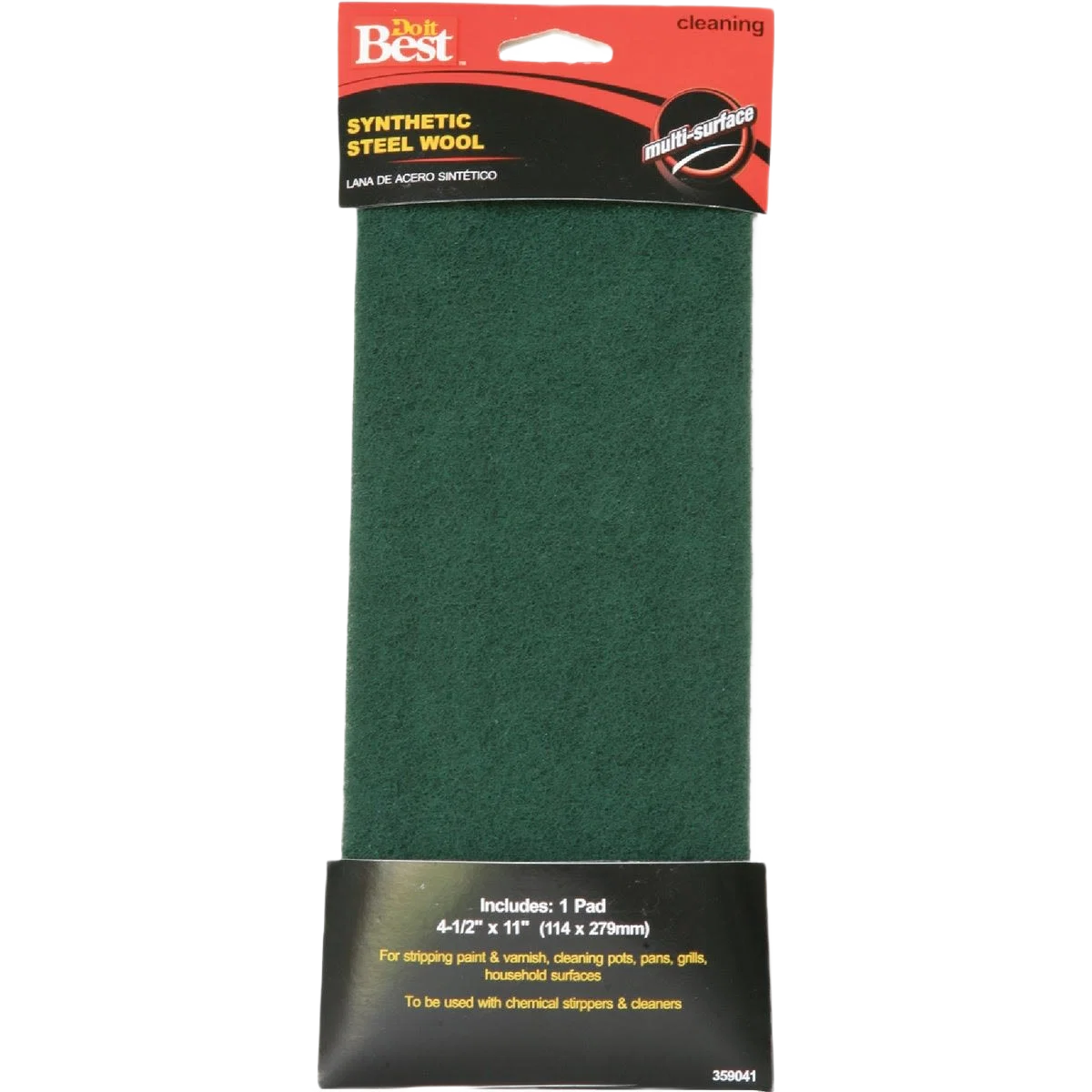 Excellent Do it Synthetic Steel Wool Paint Stripping Pad 4-3 8 x 11 in. Soft