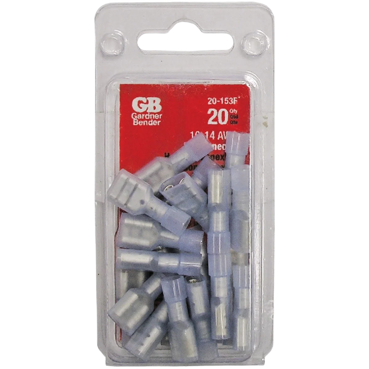Easy-to-Use Gardner Bender 16 to 14 AWG Blue Fully-Insulated Female Disconnect 20-Pack Selected