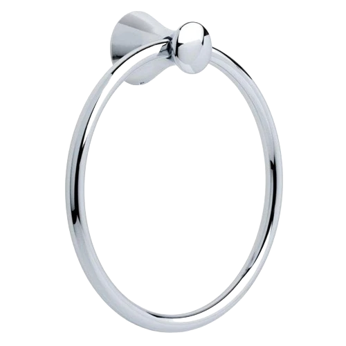 Healthy Delta Lahara Chrome Towel Ring Prestigious